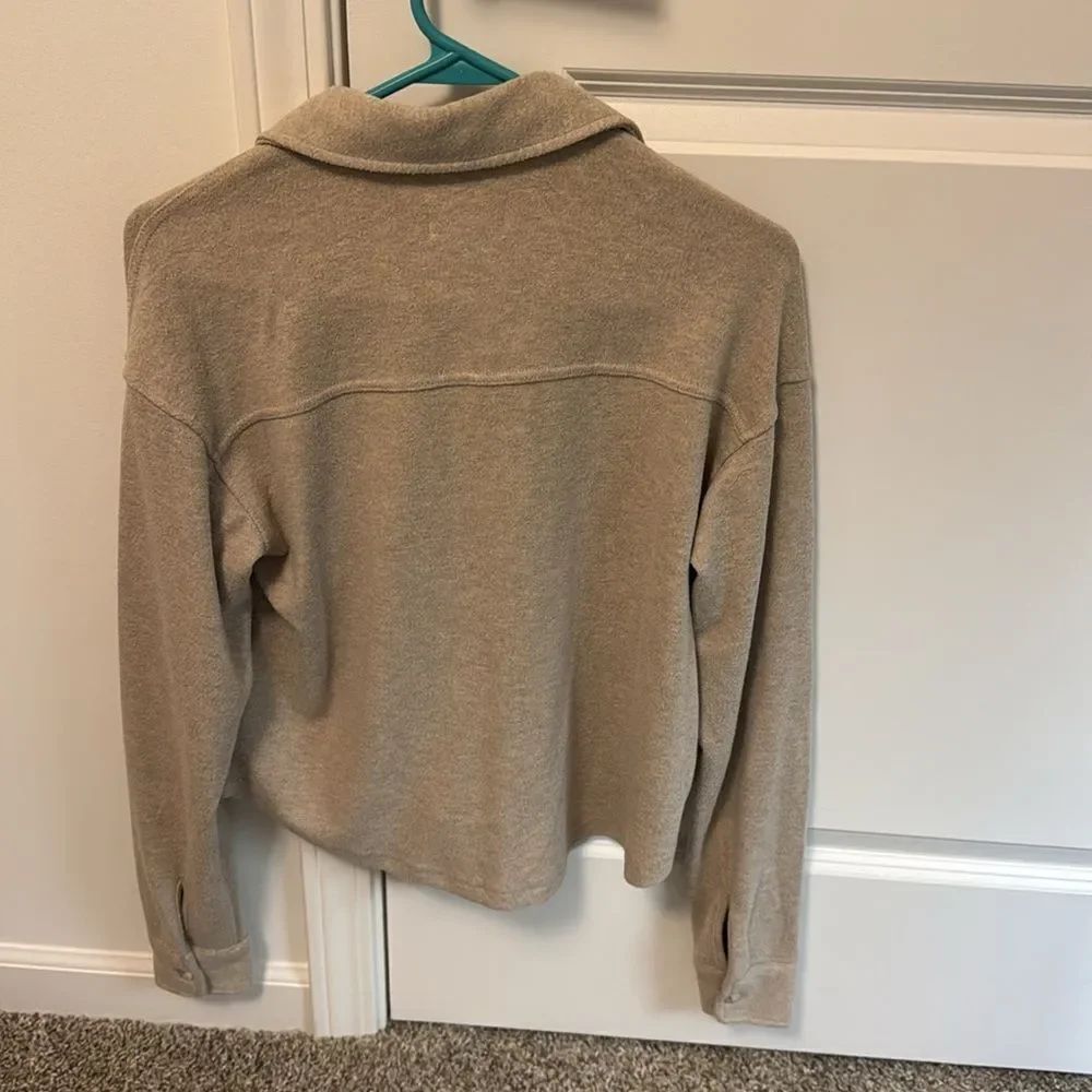 Beige Shacket  - Picture 6 of 6